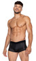 Master Trunks feature a perforated spandex fabric, contoured pouch, and see through sides and back.