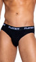 Briefs feature ultra soft modal fabric and Playboy logo elastic waistband.