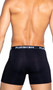 Classic boxer briefs feature ultra soft modal fabric, Playboy bunny head logo outline print with bowtie, logo elastic waistband, and button fly closure.