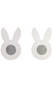 Self adhesive seamless bunny shaped pasties with contrast rabbit ears.