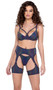 Bikini style low rise shorts feature reflective multicolor fabric, O ring accents and thong cut back.