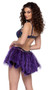 Bikini style low rise shorts feature reflective multicolor fabric, O ring accents and thong cut back.