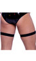 Clip on leg garters feature light up LOVE straps with D Ring accents and snap closure. Pair. Clip on to your favorite pair of shorts or romper.