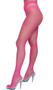 Fishnet pantyhose with high elastic waistband.