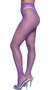 Fishnet pantyhose with high elastic waistband.