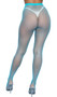Fishnet pantyhose with high elastic waistband.