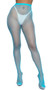 Fishnet pantyhose with high elastic waistband.