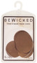 Self adhesive round shaped nipple covers, single use. 5 pairs per package. Measure about 2" wide. Nip those wardrobe malfunctions. These nipple concealer adhesives are soft and flexible. Not recommended for individuals with sensitive skin.