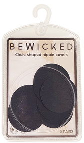 Circle Shaped Nipple Covers - Black