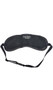 Leather blindfold with adjustable elastic strap and clasp. Inside is soft leather.