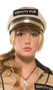 This sexy Deputy Fox Patrol Hat will top your sexy cop outfit any day! Hat features a stitched on embroidered name tag that says "Deputy Fox", shiny black brim, and gold band with silver button detail.