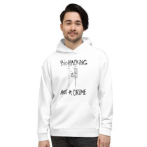 Biohacking is not a Crime Hoodie