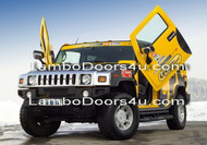 Hummer H2 Vertical Lambo Doors Bolt On 03 04 05 06 07 08 09 10
