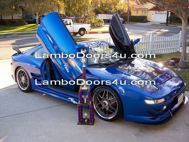 Toyota MR2 Vertical Lambo Doors Bolt On 89 90 91 92 93 94 95 96 97