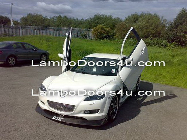 Mazda RX8 Vertical Lambo Doors Bolt On 03 04 05 06 07 08