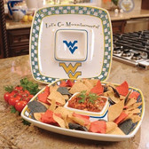 West Virginia Mountaineers Gameday Chip & Dip Set