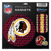 Washington Redskins Magnets - 11"x11 Prismatic Sheet