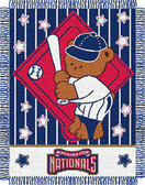 Washington Nationals 36"x48" Woven Baby Throw Blanket