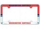 Washington Capitals License Plate Frame - Full Color