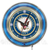 United States Navy Neon Clock