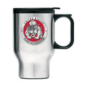 United States Marine Corps USMC Bulldog Travel Mug