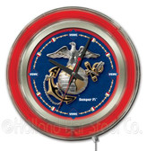United States Marine Corps Neon Clock