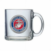 United States Marine Corps Clear Coffee Mug Set
