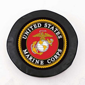 United States Marine Corps Black Tire Cover, Small