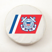 United States Coast Guard White Tire Cover, Small