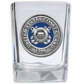 United States Coast Guard Square Shot Glass Set