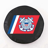 United States Coast Guard Black Tire Cover, Small