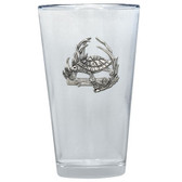 Turtle Pint Glass