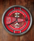 Texas Tech Red Raiders Chrome Clock