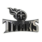 Tennessee Titans Silver Auto Emblem