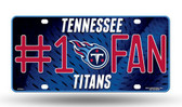 Tennessee Titans License Plate - #1 Fan