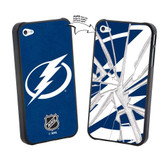 Tampa Bay Lightning iPhone 4/4S NHL Broken Glass Lenticular Case