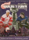 Stanley Cup Finals Red Wings vs. Capitals Official Program - 1998
