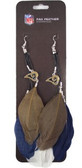St. Louis Rams Team Color Feather Earrings