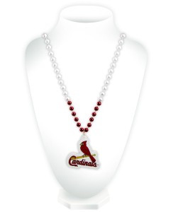 St Louis Cardinals Baseball Mardi Gras Beads MLB Necklace World Series  Party
