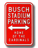 St. Louis Cardinals Busch Stadium Parking Sign 32551-AUTHSS