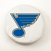 St. Louis Blues White Tire Cover, Small