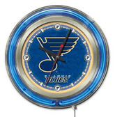 St. Louis Blues Neon Clock
