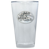 Skiers Oval Emblem Pint Glass