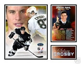 Sidney Crosby Pittsburgh Penguins Draft Matted Photo