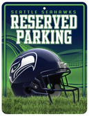 Seattle Seahawks Metal Parking Sign