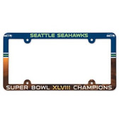 Seattle Seahawks License Plate Frame - Full Color