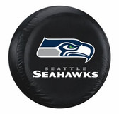 Seattle Seahawks Black Tire Cover - Size Large