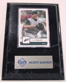Scott Kazmir  Tampa Bay Rays Card Plaque