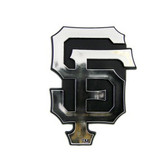 San Francisco Giants Silver Auto Emblem
