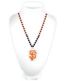 San Francisco Giants Mardi Gras Beads with Medallion
